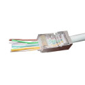 Gembird LC-PTF-01/50 wire connector 8P8C RJ45 Transparent