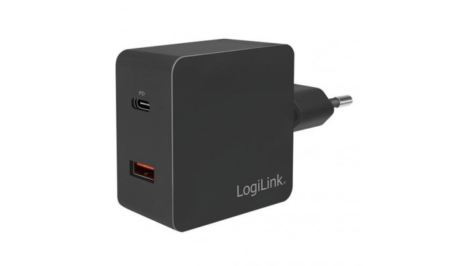 LogiLink PA0220 mobile device charger Universal Black AC Fast charging Indoor