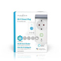 Nedis WIFIPO120FWT smart plug 3680 W Grey, White