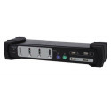 Equip Dual Monitor 4-Port Combo KVM Switch