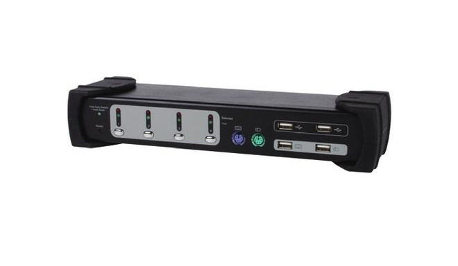 Equip Dual Monitor 4-Port Combo KVM Switch