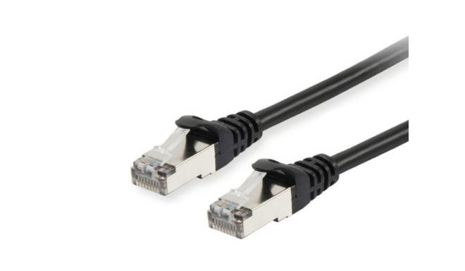 Equip Cat.6A S/FTP Patch Cable, 15m, Black