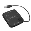 LogiLink UA0344 interface hub USB 2.0 Type-C Black