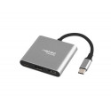 NATEC Fowler Mini USB 2.0 Type-C 5000 Mbit/s Grey