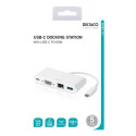 Deltaco USBC-VGA5 interface hub USB 3.2 Gen 1 (3.1 Gen 1) Type-C 5000 Mbit/s White Deltaco USBC-VGA5 interface hub USB 3.2 Gen 1 (3.1 Gen 1) Type-C 5000 Mbit/s White