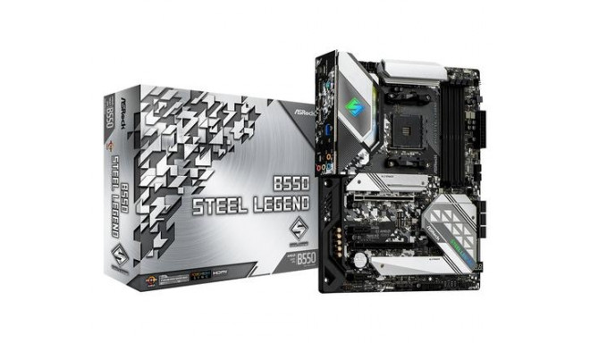 Asrock B550 Steel Legend AMD B550 Socket AM4 ATX