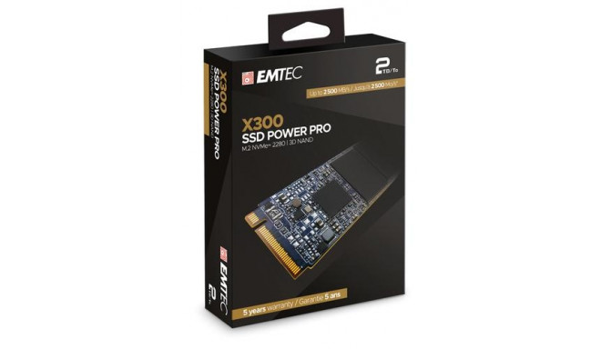 Emtec SSD X300 M.2 2000GB PCI Express 3.0 3D NAND NVMe