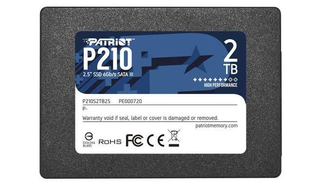 Patriot Memory P210 2.5&quot; 2 TB Serial ATA III