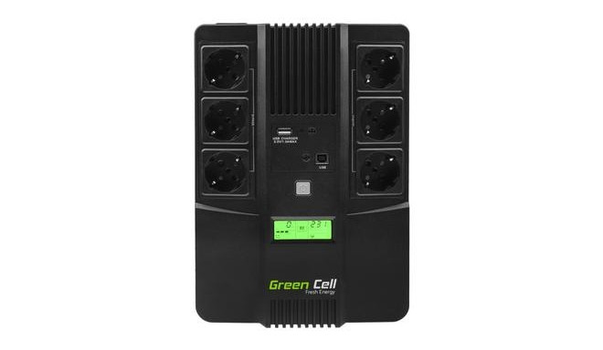 Green Cell UPS06 uninterruptible power supply (UPS) Line-Interactive 0.999 kVA 360 W 6 AC outlet(s)