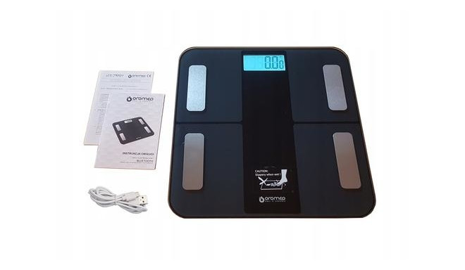 Oromed ORO-SCALE BLUETOOTH BLACK Square Electronic personal scale