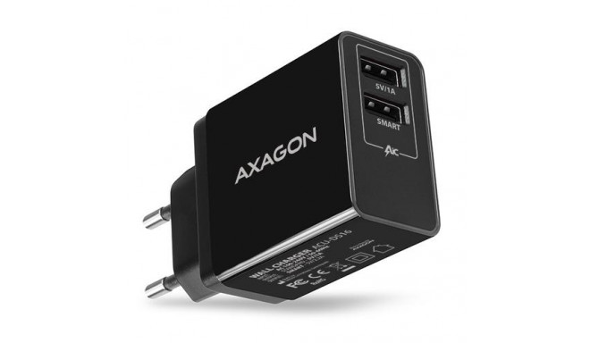 Axagon ACU-DS16 mobile device charger Mobile phone, Power bank, Smartphone, Tablet, Universal Black 