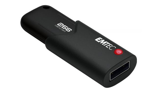 Emtec B120 Click Secure USB flash drive 256 GB USB Type-A 3.2 Gen 2 (3.1 Gen 2) Black