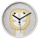 Hama Lucky Lion Quartz wall clock Round Grey, White, Yellow