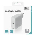 Deltaco USBC-AC140 mobile device charger White Indoor