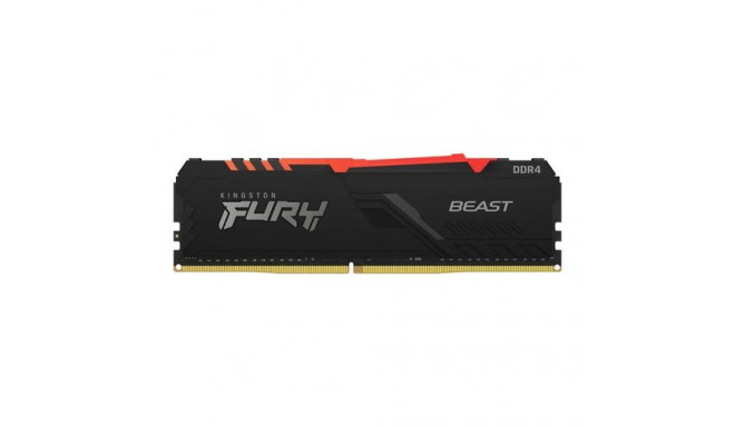 Kingston RAM Fury Beast RGB 16GB 1x16GB DDR4 3200MHz