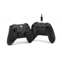 Microsoft Xbox Wireless Controller + USB-C Cable Black Bluetooth/USB Gamepad Analogue / Digital PC, 