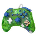 PDP Rock Candy: Luigi Lime Blue, Green, Translucent USB Gamepad Analogue / Digital Nintendo Switch, 