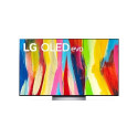 LG OLED evo OLED55C21LA TV 139.7 cm (55") 4K Ultra HD Smart TV Wi-Fi Black, Silver