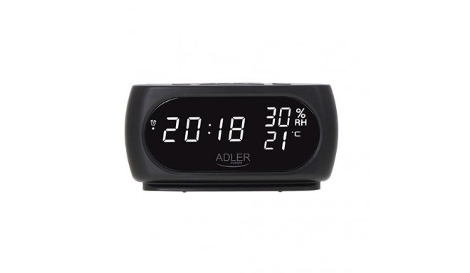 Adler AD 1186 alarm clock Digital alarm clock Black