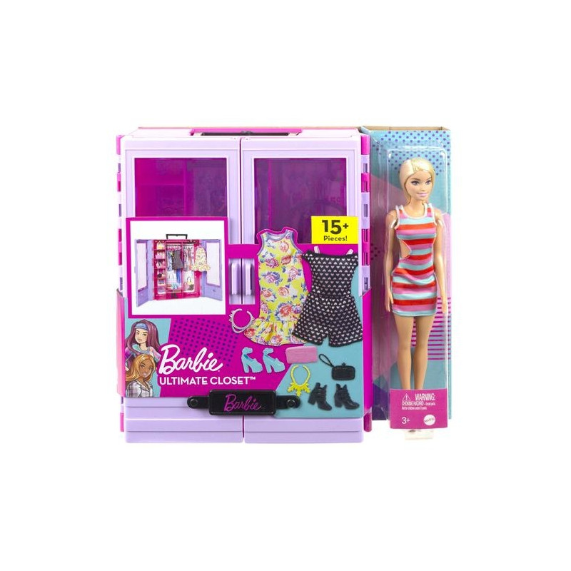 Barbie Ultimate Closet good & Doll Playset