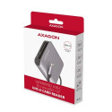 Axagon CRE-S3C card reader USB 3.2 Gen 1 (3.1 Gen 1) Type-C Grey