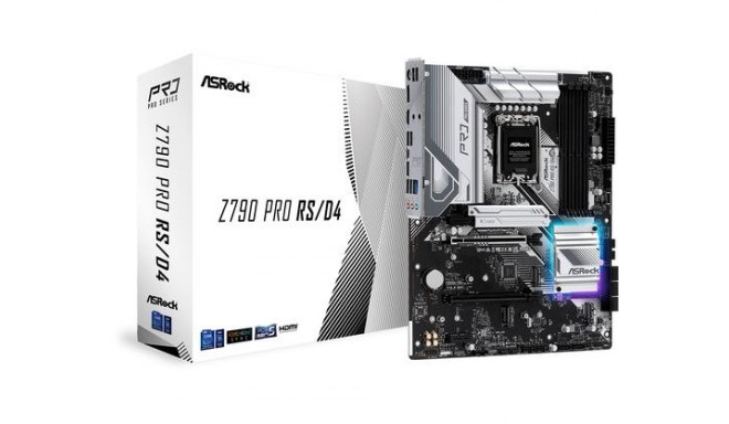 ASRock emaplaat Z790 Pro RS/D4 Intel Z790 LGA 1700 ATX