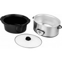 ECG PH 6520 slow cooker 6.5 L 320 W Black, Stainless steel