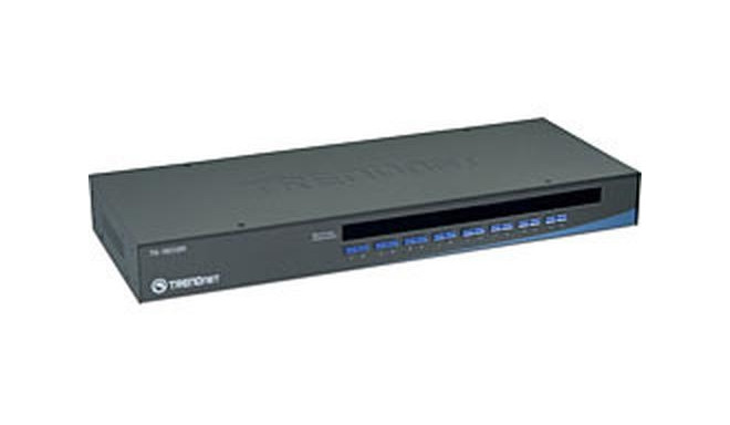 Trendnet 16-Port USB/PS/2 Rack Mount KVM switch Rack mounting Black