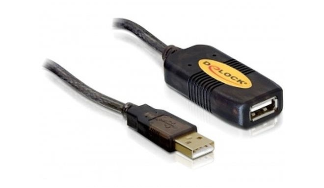 DeLOCK 82446 USB cable USB 2.0 10 m USB A Black