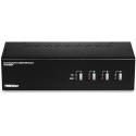 Trendnet TK-440DP KVM switch Black, Silver