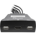 Inter-Tech 88887340 KVM switch Black