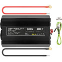 Goobay 58884 power adapter/inverter Auto/Indoor 1500 W Black