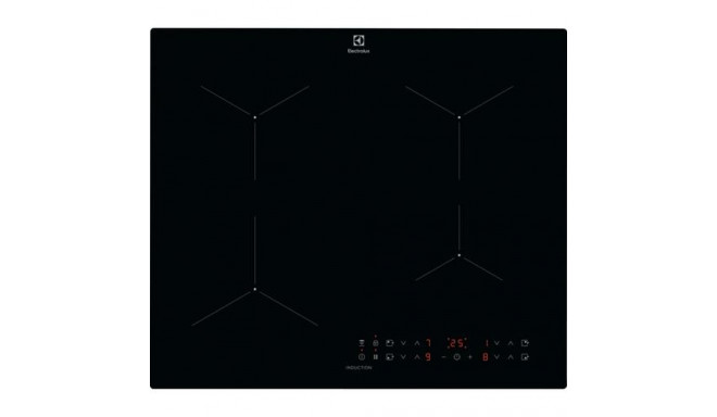 Electrolux LIL61434C Black Built-in 59 cm Zone induction hob 4 zone(s)