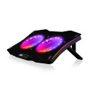 Modecom MC-CF18 RGB notebook cooling pad 45.7 cm (18") 1200 RPM Black