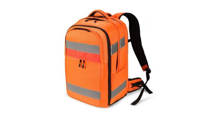 DICOTA Hi-Vis backpack Orange Polyethylene terephthalate (PET), Thermoplastic polyurethane (TPU)
