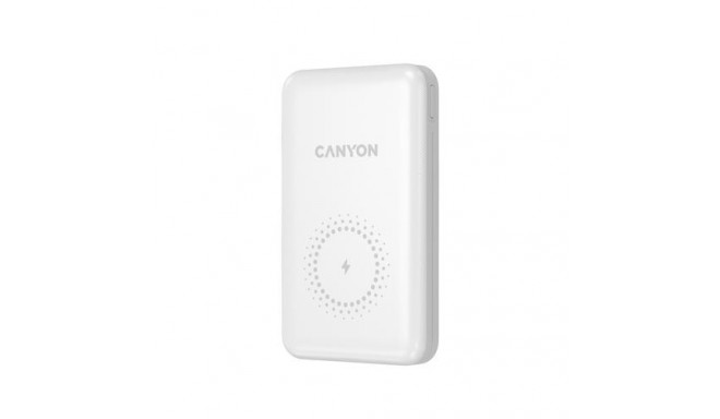 Canyon PB-1001 Lithium Polymer (LiPo) 10000 mAh Wireless charging White