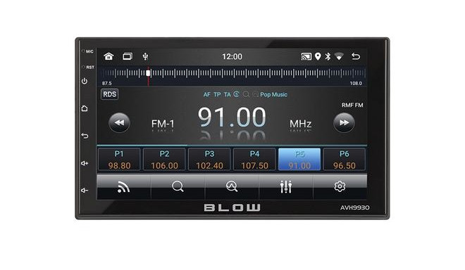BLOW AVH-9930 Black Wi-Fi 200 W Bluetooth