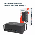 Canyon CNS-HDS95ST notebook dock/port replicator Docking USB 3.2 Gen 2 (3.1 Gen 2) Type-C Black