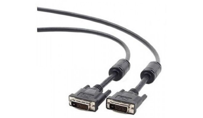 Gembird CC-DVI2-BK-6 DVI cable 1.8 m DVI-D Black