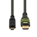 Techly 3m Highspeed HDMI cable with Ethernet Channel 1.4 AM / Micro DM ICOC HDMI-4-AD3