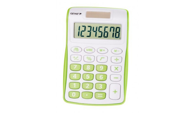 Genie 120 G calculator Pocket Display Green, White