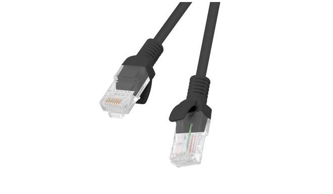 Lanberg PCU6-10CC-1000-BK networking cable Black 10 m Cat6 U/UTP (UTP)