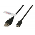 EFB Elektronik K5258SW.1 USB cable 1 m USB 2.0 USB A USB C Black