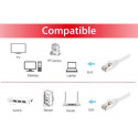 Equip Cat.6A S/FTP Patch Cable, 2.0m, White