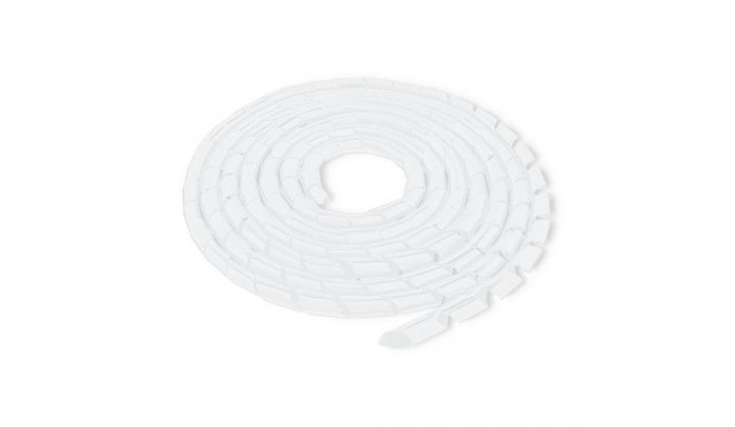 Qoltec 52262 cable organizer Desk/Wall Cable Eater White 1 pc(s)