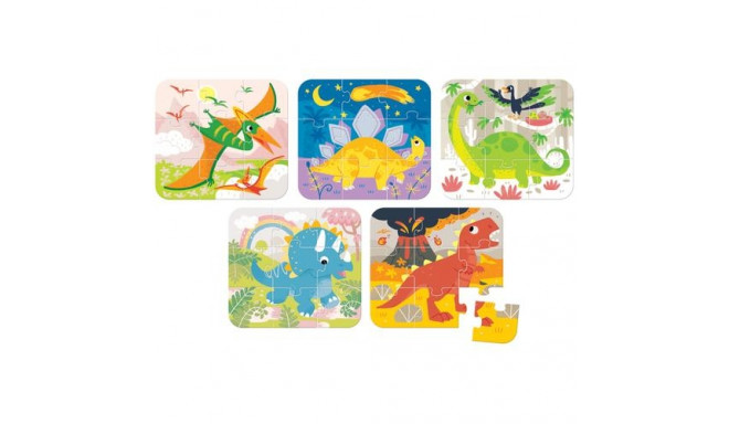 CZUCZU 5902983491163 puzzle Contour puzzle 9 pc(s) Dinosaurs