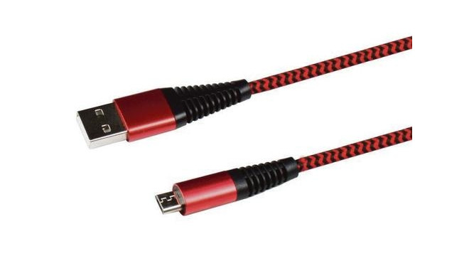 2GO 795945 USB cable 1 m USB B Micro-USB B Red