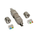 LogiLink MP0057 wire connector Cat.6A, Cat.7, Cat.7A Metallic