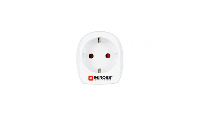 Skross 1.500232-E power plug adapter Type C (Europlug) Type K (DK)