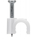 Goobay Cable Clip 5 mm, white
